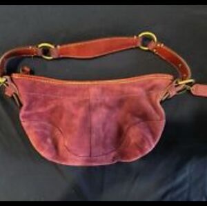 Coach Suede Bag Soho Hobo Y2K
